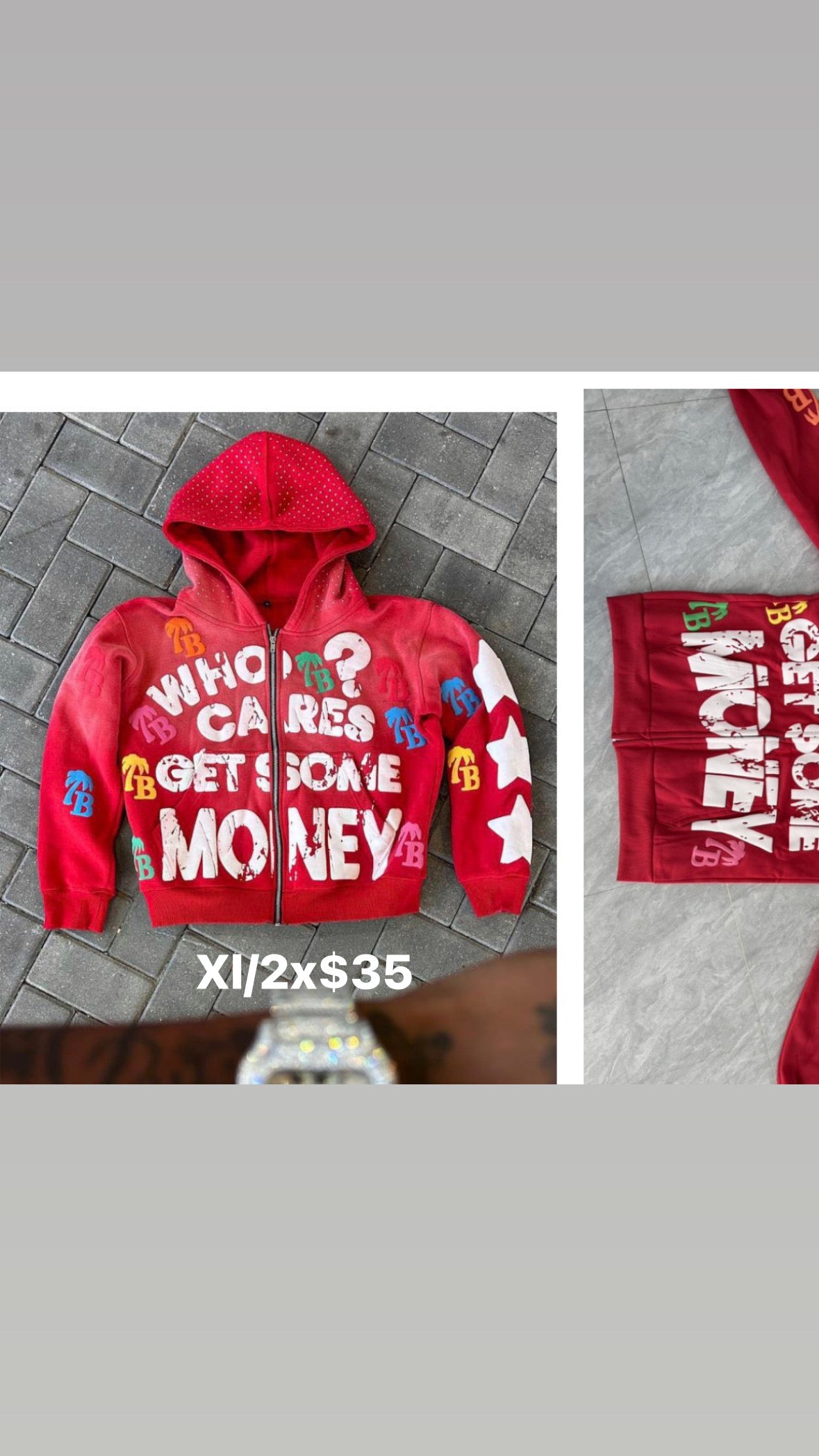Red hoodie
