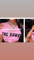 Pink cropped top