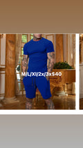 Blue men's set