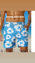 Blue swim trunks