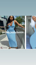 Baby blue sundress