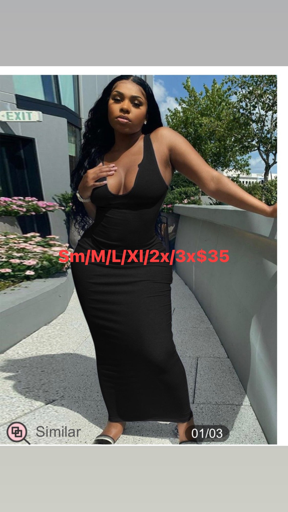 Black sundress