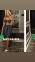 Black Polka dot outfit